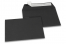 Svarta färgade kuvert av papper - 114 x 162 mm | Kuvertland.se