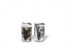 Ståpåsar metalliska transparenta - silverfärgad metallisk, 85 x 145 x 50 mm - 100 ml | Kuvertland.se