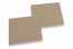Bruna kuvert i återvunnet papper - 110 x 110 mm | Kuvertland.se