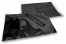 Färgade metalliska foliekuvert svarta - 320 x 430 mm | Kuvertland.se