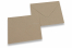 Bruna kuvert i återvunnet papper - 120 x 120 mm | Kuvertland.se