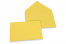 Färgade kuvert till gratulationskort - smörblomma gul, 114 x 162 mm | Kuvertland.se