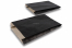 Färgad planpåse i papper - svart, 200 x 320 x 70 mm | Kuvertland.se