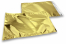 Färgade metalliska foliekuvert guldfärgade - 229 x 324 mm | Kuvertland.se