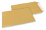 Guld metallisk färgade kuvert av papper - 229 x 324 mm   | Kuvertland.se