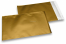 Guld färgade foliekuvert i matt metall - 180 x 250 mm | Kuvertland.se