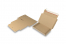 Brevpack med topplock och förseglingsremsa - 230 x 160 x 25 mm (A5), brun | Kuvertland.se