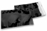 Färgade metalliska foliekuvert svarta - 162 x 229 mm | Kuvertland.se