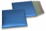 Eko bubbelpåsar i matta, metalliska färger - mörkblå 165 x 165 mm | Kuvertland.se