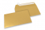 Guld metallisk färgade kuvert av papper - 162 x 229 mm | Kuvertland.se