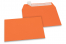 Orangea färgade kuvert av papper - 114 x 162 mm | Kuvertland.se