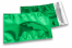 Färgade metalliska foliekuvert gröna - 114 x 162 mm | Kuvertland.se
