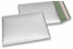 Eko bubbelpåsar i matta,  metalliska färger - silverfärgad 180 x 250 mm | Kuvertland.se