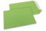 Äppelgröna färgade kuvert av papper - 229 x 324 mm | Kuvertland.se