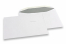 Vita kuvert, 162 x 229 mm (C5), 90 gram, gummerad stängning, vikt vardera ca. 7 g.  | Kuvertland.se