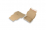 Brevpack med topplock och förseglingsremsa - 160 x 120 x 25 mm (A6), brun | Kuvertland.se