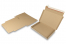 Brevpack med topplock och förseglingsremsa - 310 x 220 x 25 mm (A4), brun | Kuvertland.se