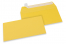 Smörblomma gula färgade kuvert av papper - 110 x 220 mm | Kuvertland.se
