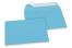 Himmelblåa färgade kuvert av papper - 114 x 162 mm | Kuvertland.se