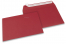 Mörkröda färgade kuvert av papper - 162 x 229 mm | Kuvertland.se