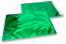 Färgade metalliska foliekuvert gröna - 320 x 430 mm | Kuvertland.se