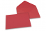 Färgade kuvert till gratulationskort - röda, 162 x 229 mm | Kuvertland.se