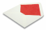 Fodrade kuvert elfenbensvita - rödfodrade | Kuvertland.se