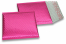 Eko bubbelpåsar i metalliska färger - rosa 165 x 165 mm | Kuvertland.se