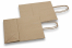 Papperspåsar med snurrade handtag - Bruna randiga, 180 x 80 x 220 mm, 90 gr | Kuvertland.se