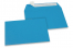 Havsblåa färgade kuvert av papper - 114 x 162 mm | Kuvertland.se