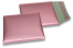 Eko bubbelpåsar i matta, metalliska färger - roséguld 165 x 165 mm | Kuvertland.se