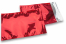 Färgade metalliska foliekuvert röda - 162 x 229 mm | Kuvertland.se