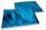Färgade metalliska foliekuvert blåa - 229 x 324 mm | Kuvertland.se