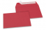 Röda färgade kuvert av papper - 114 x 162 mm | Kuvertland.se
