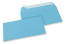 Himmelblåa färgade kuvert av papper - 110 x 220 mm | Kuvertland.se