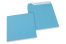 Himmelblåa färgade kuvert av papper - 160 x 160 mm | Kuvertland.se