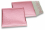 Eko bubbelpåsar i metalliska färger -  roséguld 165 x 165 mm | Kuvertland.se