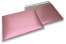 Eko bubbelpåsar i matta, metalliska färger - roséguld 320 x 425 mm | Kuvertland.se