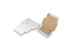 Brevpack med topplock och förseglingsremsa - 160 x 120 x 25 mm (A6), vit | Kuvertland.se