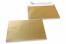 Guldfärgade pärlemor kuvert - 162 x 229 mm | Kuvertland.se