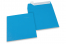 Havsblåa färgade kuvert av papper - 160 x 160 mm | Kuvertland.se