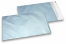 Isblåa färgade foliekuvert i matt metall - 180 x 250 mm | Kuvertland.se