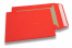 Färgade skivstödda kuvert - röda | Kuvertland.se