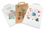 Julpåsar i papper - exempel med en logotyp | Kuvertland.se