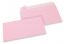 Ljusrosa färgade kuvert av papper - 110 x 220 mm | Kuvertland.se