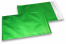 Gröna färgade foliekuvert i matt metall - 180 x 250 mm | Kuvertland.se