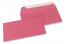 Rosa färgade kuvert av papper - 110 x 220 mm | Kuvertland.se