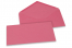 Färgade kuvert till gratulationskort - rosa, 110 x 220 mm | Kuvertland.se
