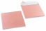 Babyrosa färgade pärlemor kuvert - 170 x 170 mm | Kuvertland.se
