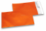 Orangea färgade foliekuvert i matt metall - 114 x 162 mm | Kuvertland.se